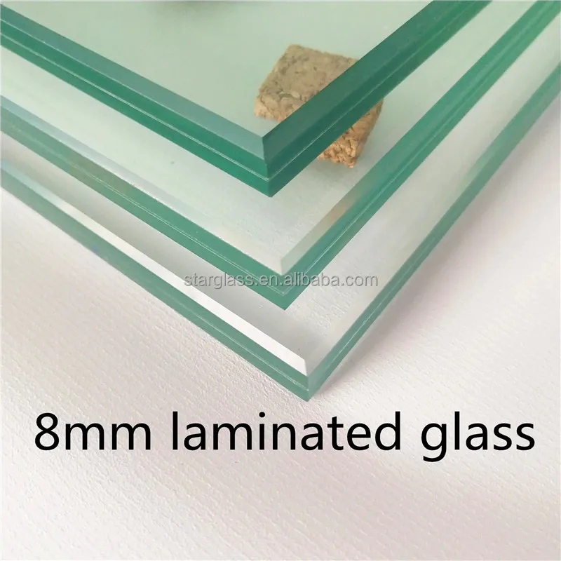 product 3mm 19mm transparent ultra clear tempered laminated float glass sheet for bathroom curtain wall application-1