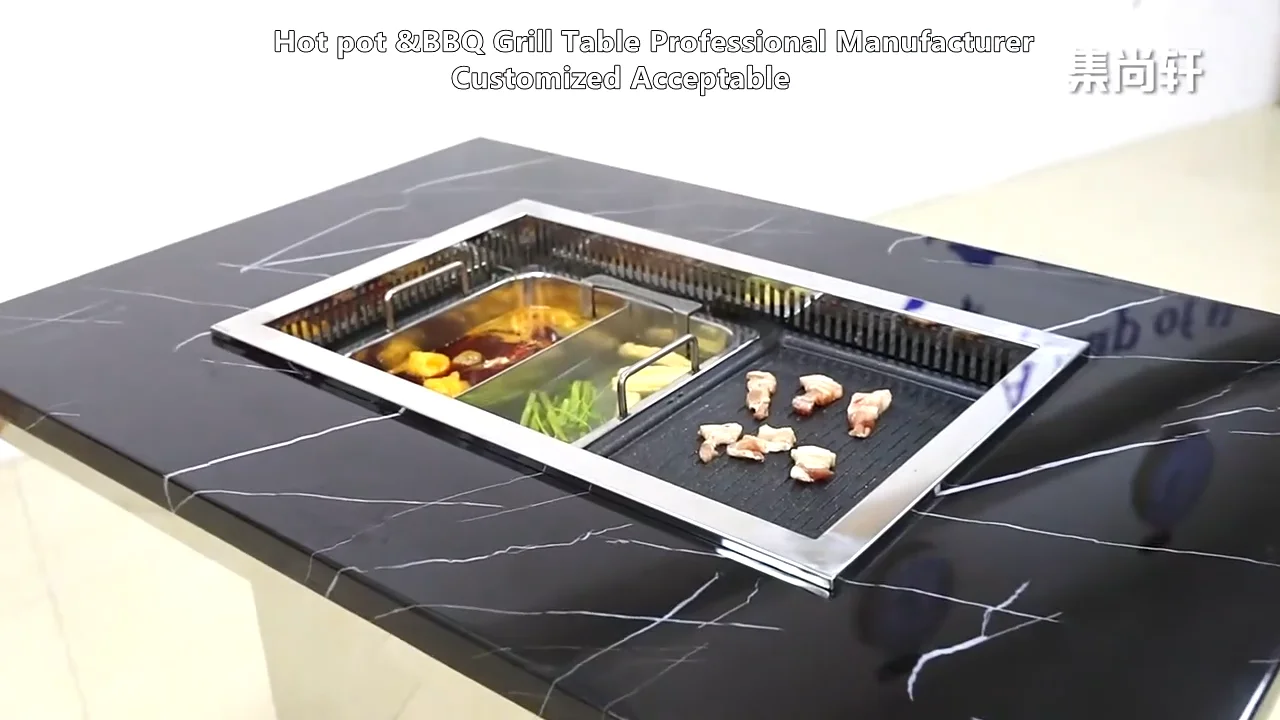 Professional Custom Design Commercial Restaurant Electric Smokeless Hot