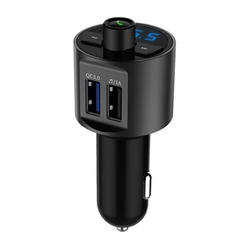 QC3.0 Dual Micro USB 3.6A Fast Charging Car Charger Radio Wireless Connection Car Charger