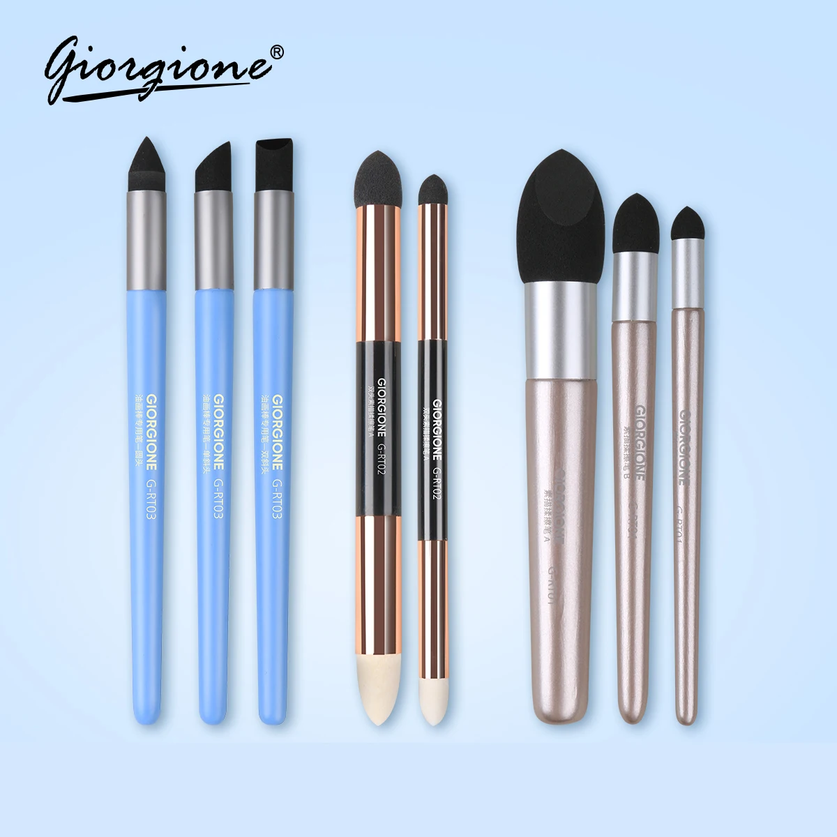 6pcs Artist Blending Sponge Pen, 3 Sizes Blending Stumps For Drawing Detail Sketch