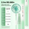 Short-Section Landing Net 2.1m + Light Green 40cm Net Head