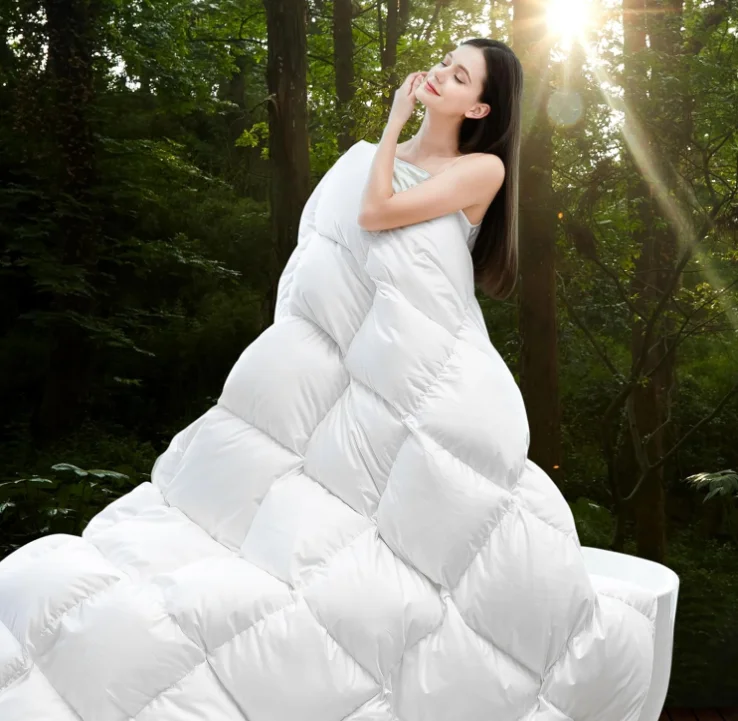 Bedding Comforter Duvet Insert - Quilted Comforter with Corner Tabs Hotel