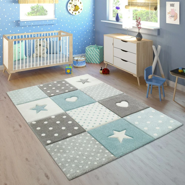 Animal Carpet Kids Rug CLASSIC Customized Free Custom Design 100% Polyester Rectangle Play Room Soft Anti-slip Kids Children