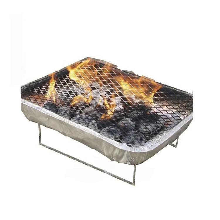 Aluminum Barbecue Instant Grill Disposable Bbq Grill In Foil Tray Buy