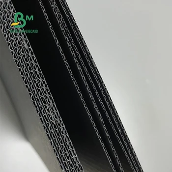 1.5MM 2MM 3Ply  Black E F Flute Corrugated Cardboard For Gift Box Liner Paper