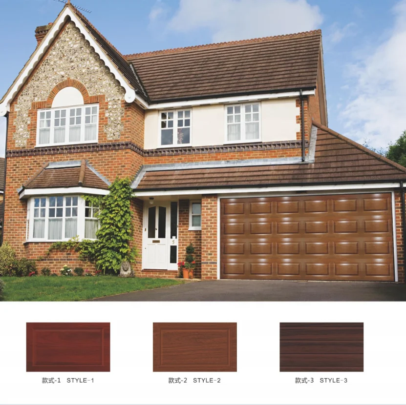 Zhtdoors Insulated Garage Door Ecs 3 Button Wall Mount Wood Cheap