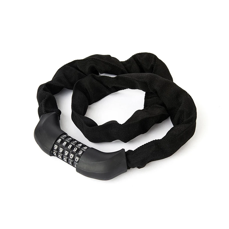 SENDE Combination Chain Lock 5-digit Code Thicker Chain Multifunctional Anti-theft Tyre Lock Riding Motorbike Bike Accessories