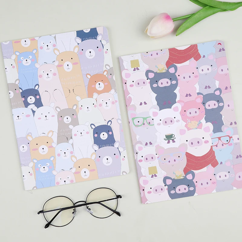 Лидер продаж блокнот с подкладкой a5 розового цвета для девочек А5 милыми маленькими