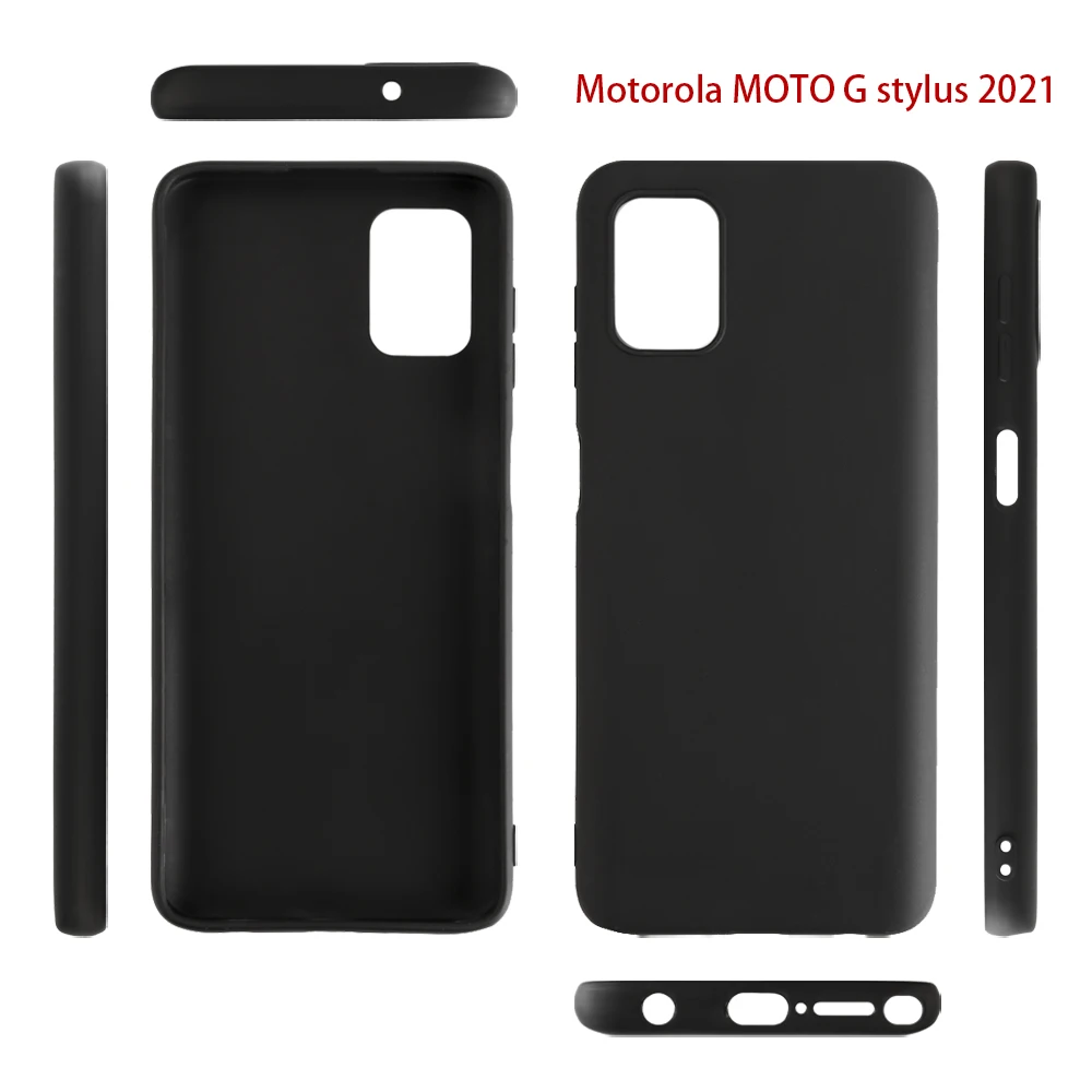 Slim Thin Mobil Phone Case Camera Protective Cover for Motorola E7