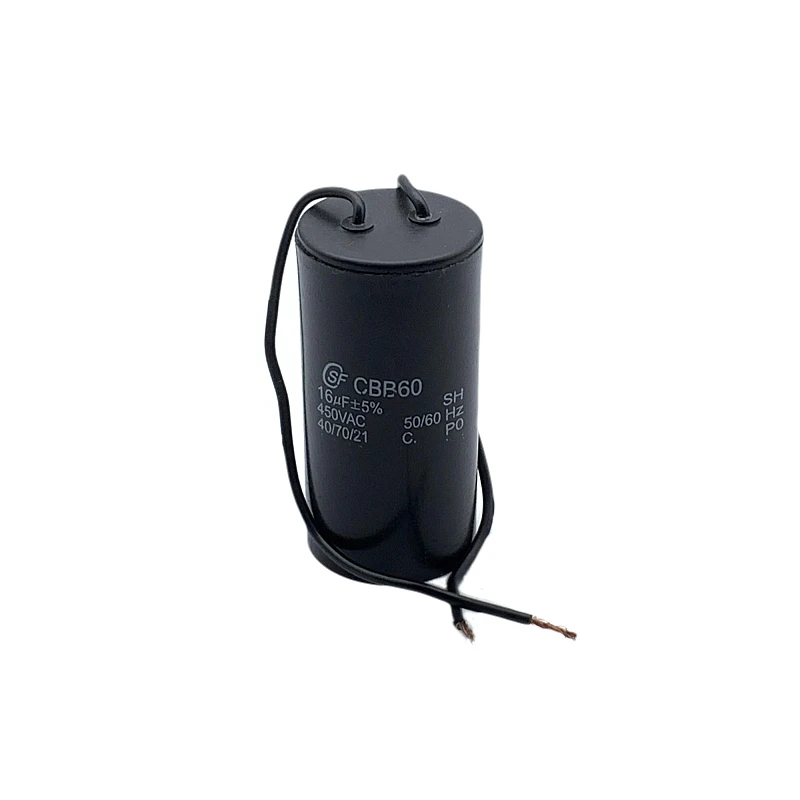 CBB60 Capacitor 16uf 450v AC Motor Starting Run SH Capacitors 16mfd Microfarad Condensadores Capacitor 16uf