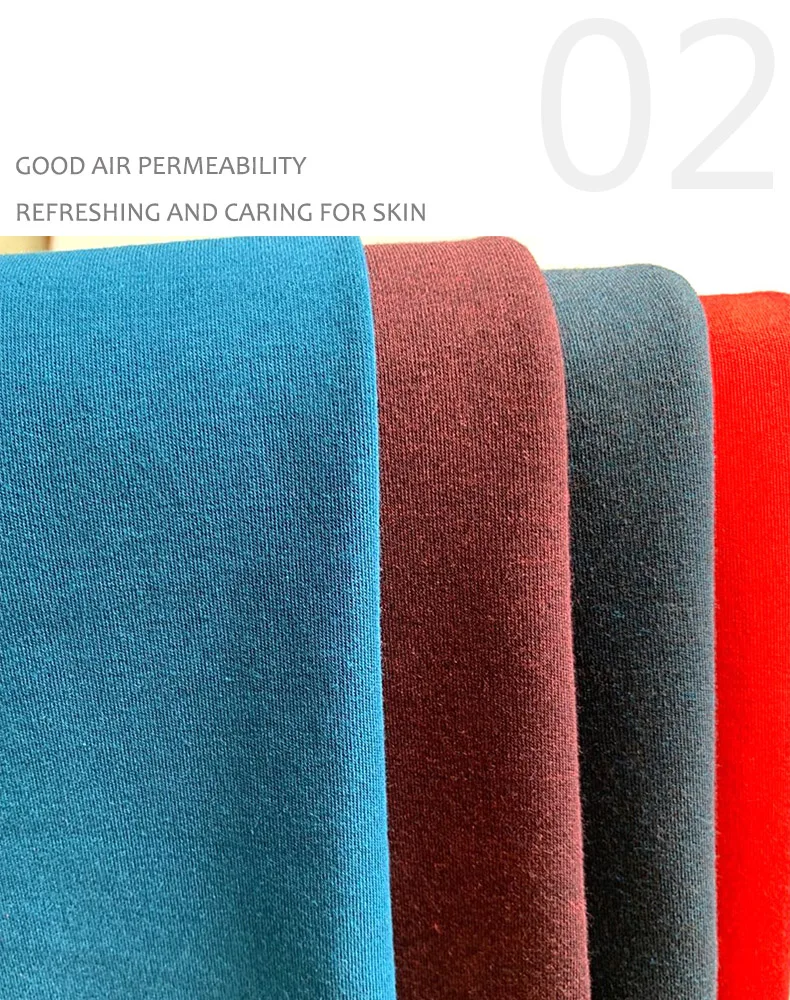 Free Sample 300g De Velvet Dralon Body Heat Fabric Cotton Viscose