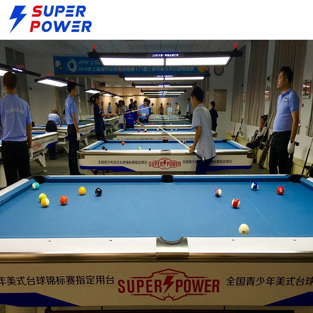 Superpower Factory Cheap Price Second Hand Pool Table 8ft 9ft Mesa De Pool Professional Billiard Table for Sale