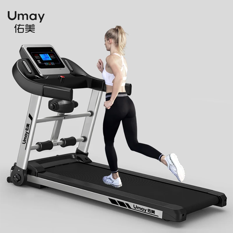 Wholesale Multi-function LCD Display Motorized Folding Treadmill for Home