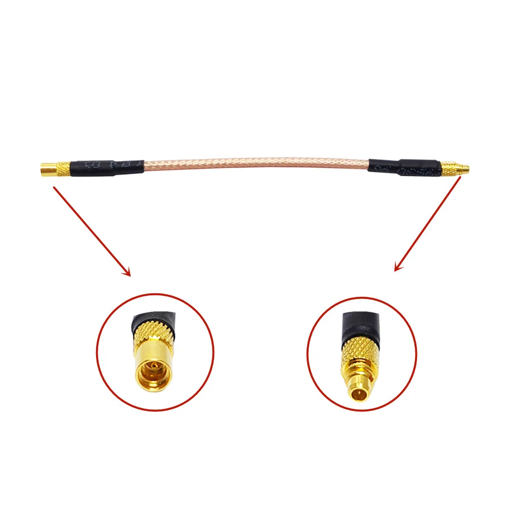 10cm MMCX Male Plug to MMCX Female Jack Coax RG316 RG178 Extension Adapter Coaxial Cable Pigtail Cable Assembly