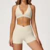 2044 Bra &amp; 2030 Shorts - Oatmeal Apricot
