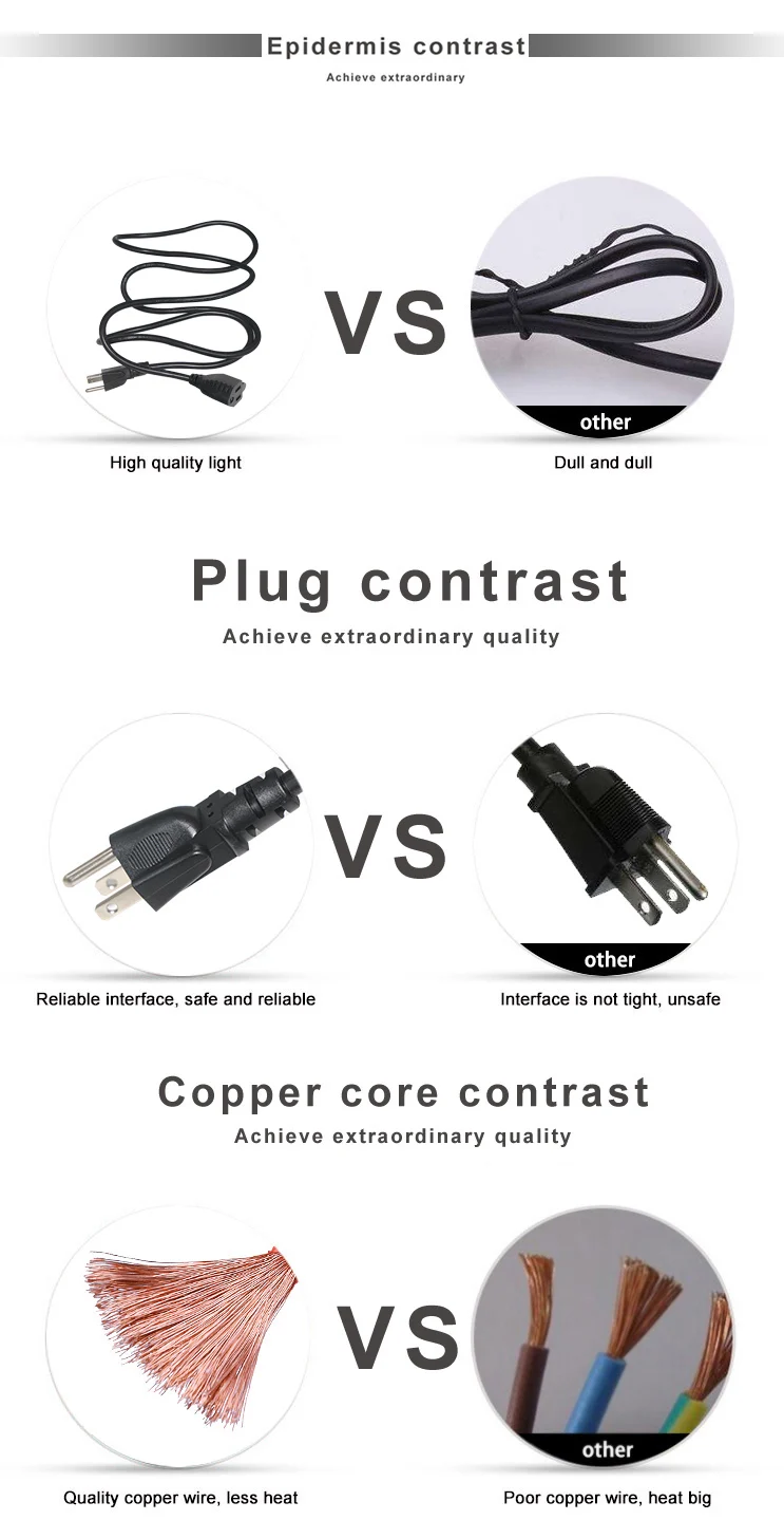 Iec USA 3 Pin Male To Female Power Cord Plug Adapter America Socket Iec Male To Female Conversion Plug 13