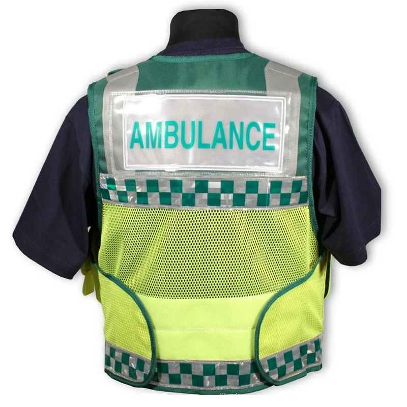 Versatile Pocket Vest Paramedic Ambulance Response Vest With Reflective ...