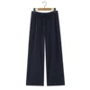 Navy blue trousers