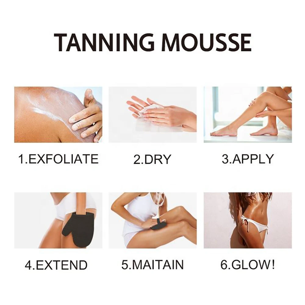 Custom Sunless Self Tanner - Organic Fake Tan Foam