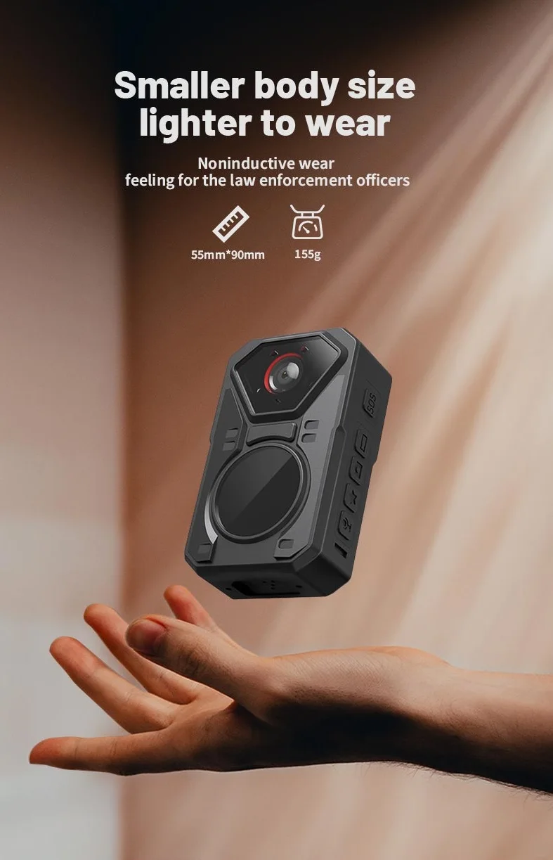 كاميرا M520 H.265 أندرويد للجسم البالية مع 4G GPS WIFI AES256 شاحن لاسلكي PVC جهاز اتصال لاسلكي