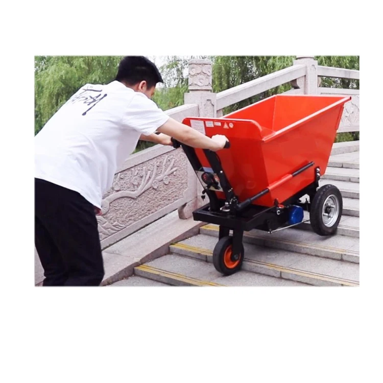 Electric Powered Wheel Barrow Trolly Cart Transport De Carga Tool Trolly Buy New Design Mini Garden Electric Project Small Ash Bucket Transport Tipping Trolley Hand Push Tool Cart Three Wheel Dumper