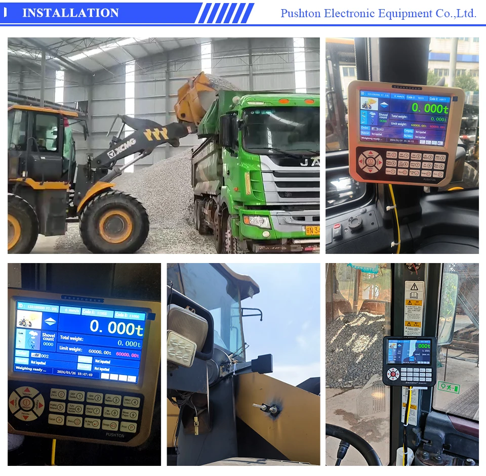 PSD9000 Wheel Loader Scales ABS Shovel Loader Weigher System with LCD ...
