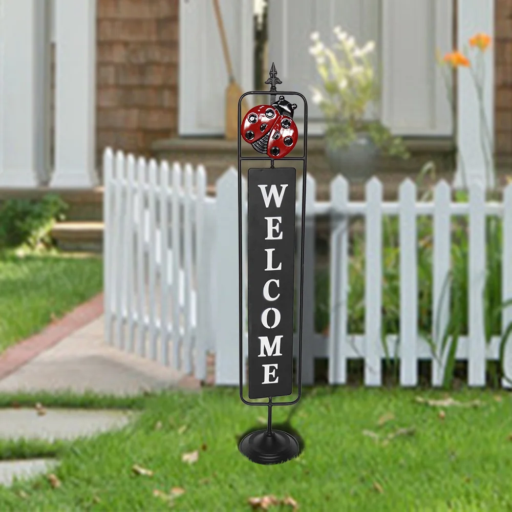 Beetle Alphabet Welcome Sign Crafts Iron Art Home  For Event