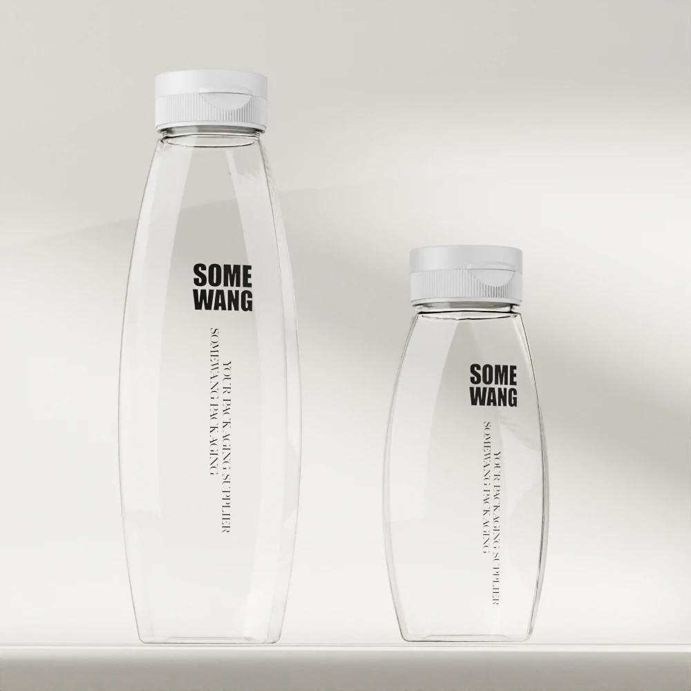 250ml 400ml Food Packaging Containers PET Honey Bottle Empty Plastic Squeeze Sauce Bottles