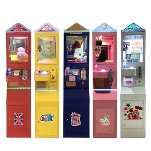Wholesale Coin Operated Small Toy Claw Crane Machine Candy Arcade Game Cheap Mini Claw Machine