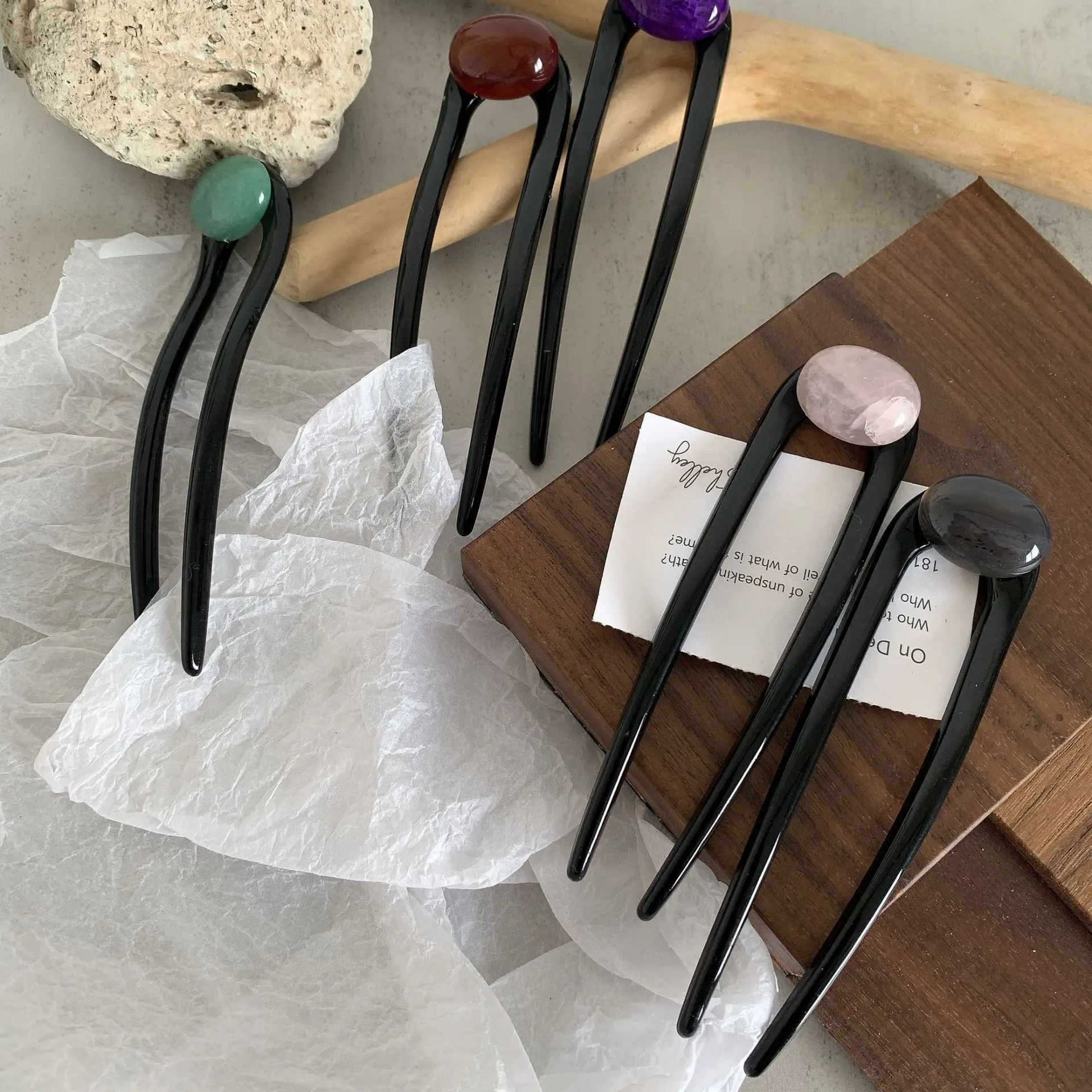 Аксессуары для взрослых шпильки волос пластиковая вилка гребень U-образной формы медные вилки