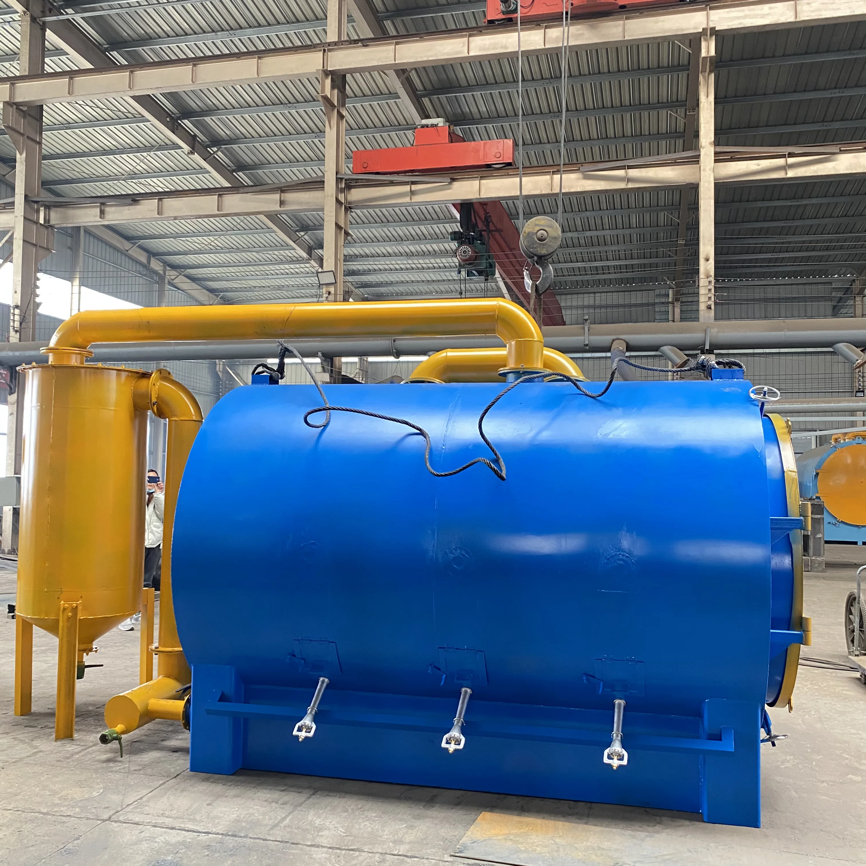 Carbonization Furnace Bbq Charcoal Production Line Small Smokeless