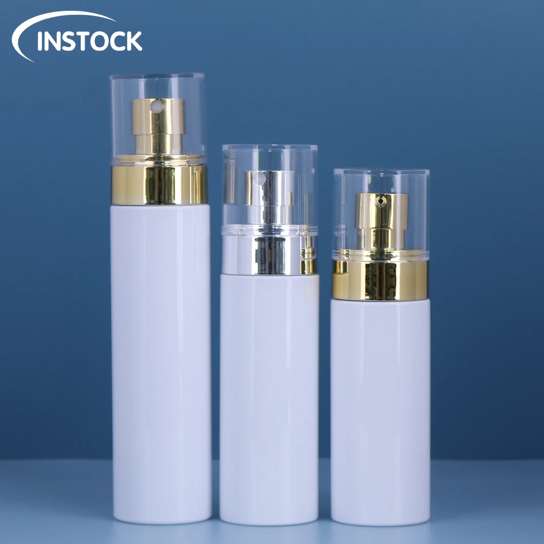PETG Plastic Lotion Bottle Custom Skincare Container Fancy Packaging Luxury Spray Bottle With Pump