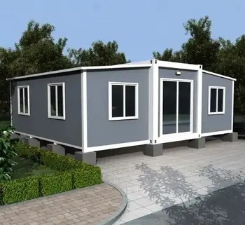 Modern style Steel Structure Prefab House 40ft Luxury Expandable Container House Fold Container House