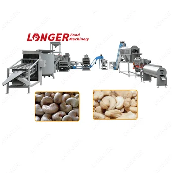 Automatic Cashew Sizing Shelling Skin Peeler Processing Business Plan Cashew Nuts Making Machine Line