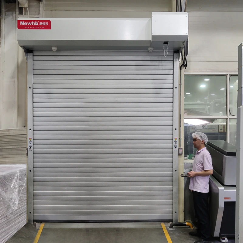 Explosion-Proof Roller Shutter Door Automatic Interior Exterior Anti-Explosion Steel  Roll up Door