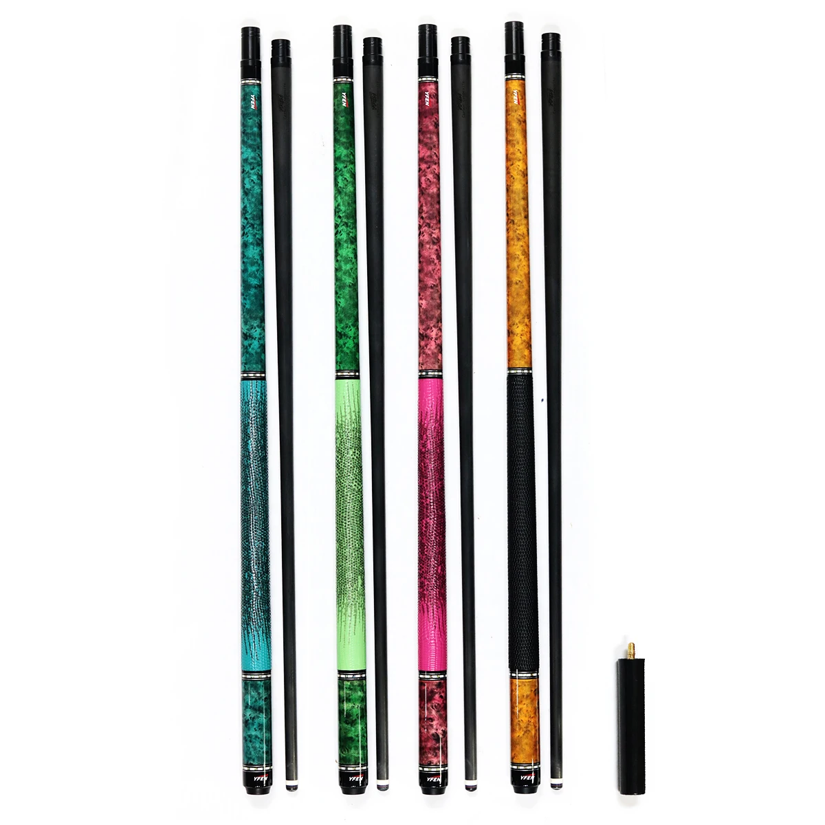 2024 YFEN Billiard Pool Cues - Superior Carbon Fiber Shafts