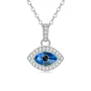Zircon 8.5*5mm*1pcs White Gold Plated