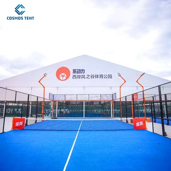 20X50m Heavy Duty Canopy Marquee Curved Roof Tent Tennis Court Tent for Sports