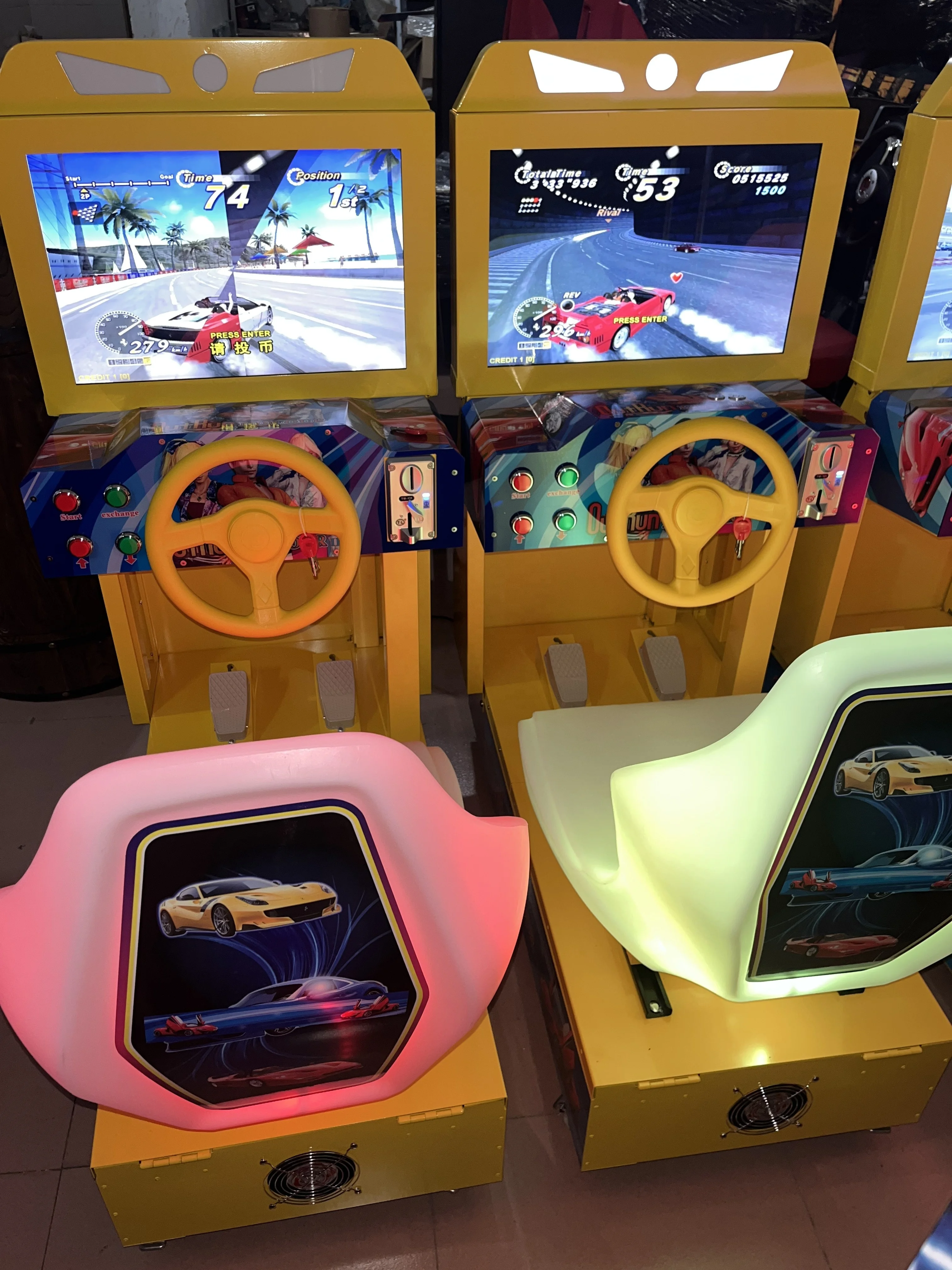 2024 Kids Outrun Racing Game Machine - Fun & Customizable