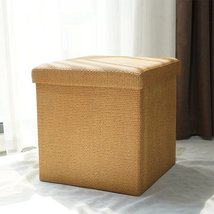 Manufacturer Custom Folding Storage Ottoman Folding Ottoman Stool