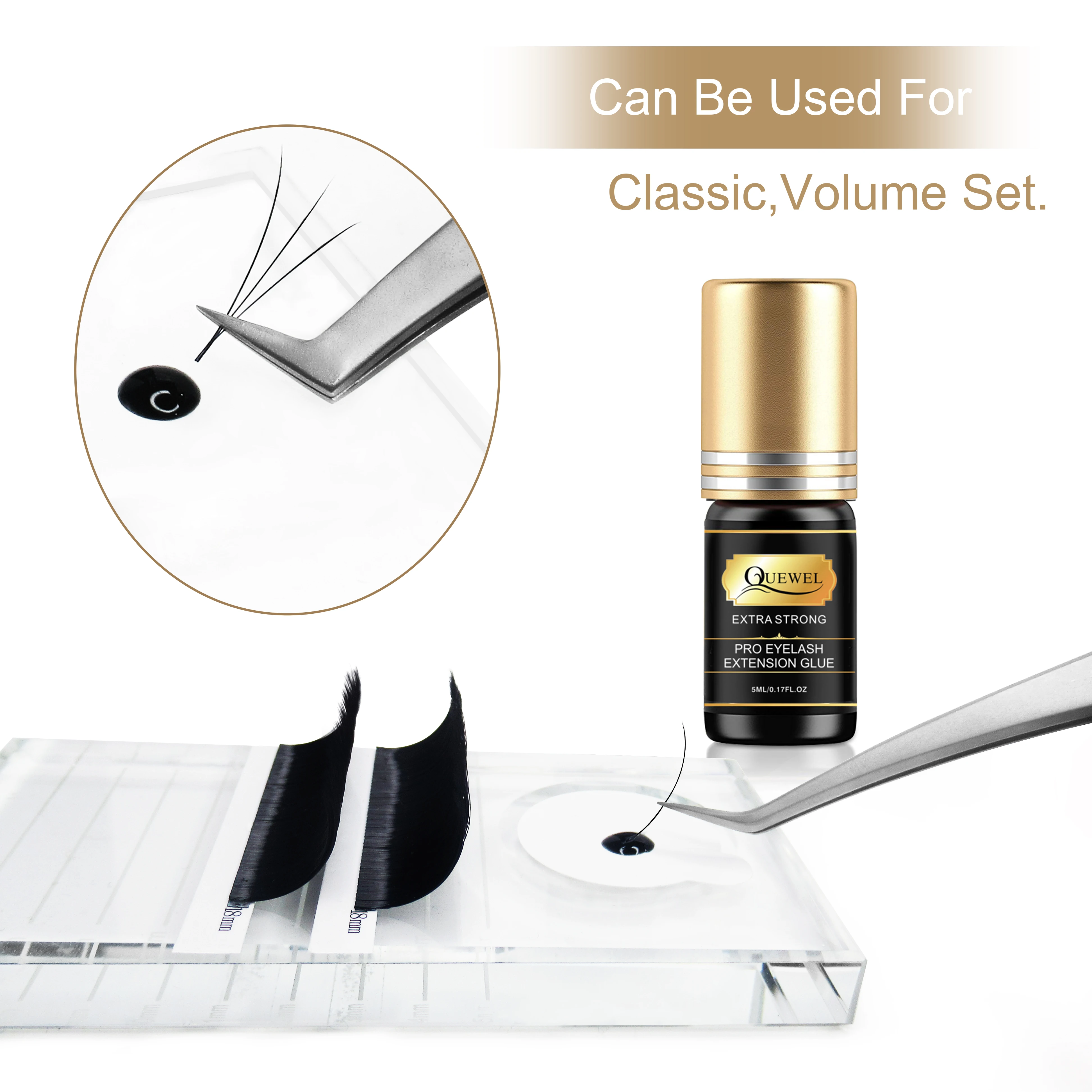 Extra Strong Eyelash Extension Adhesive Glue Custom Private Label