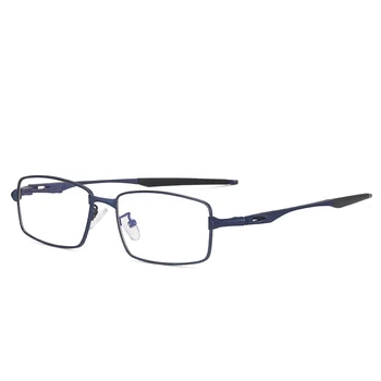 New 2023 Square Men Glasses Anti Blue Light Glasses Optical Small Frame Eyeglasses