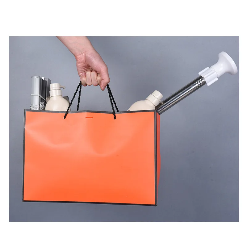 Welecom 24 Pack Orange Gift Bags - Wide Handle Paper Bags With Tissue Paper