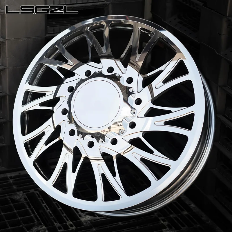 High Polishing Luxury Forged Alloy Dually Rim For Ford Rim Truck 8x180 8x200 8x165.18 5.5 8.6.5 22