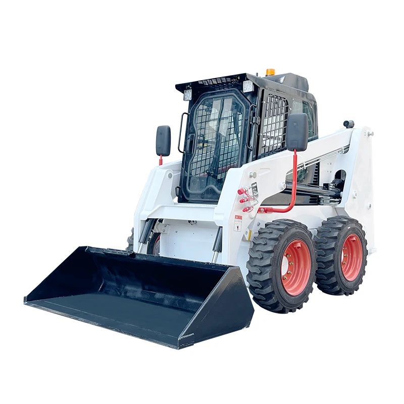 Small Skid Loader Front Loader Electric Skid Steer Crawler Loader Track For Sale