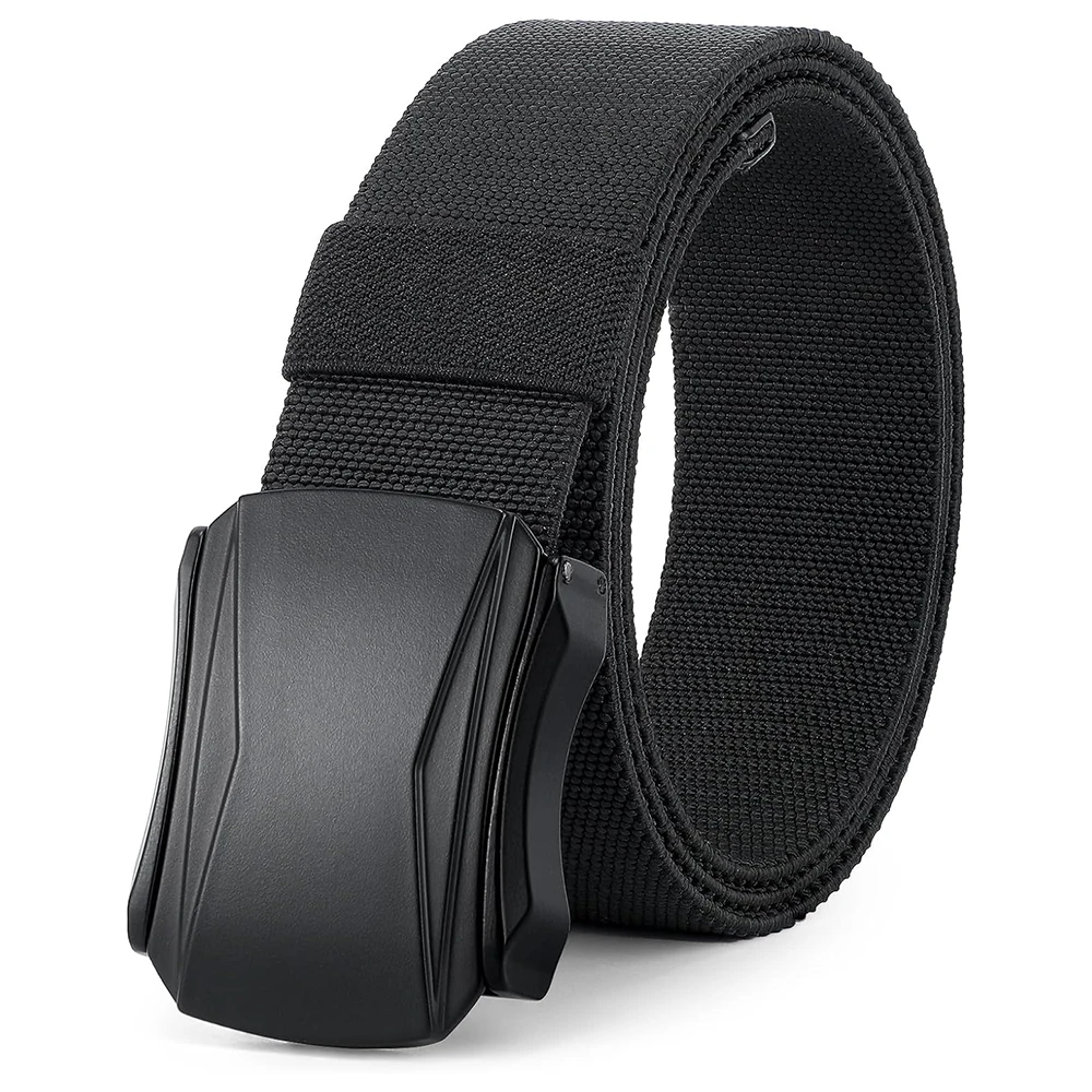 Wholesale Lightweight Stab-proof Men's Tactical Stretch Nylon Belt Pants Hiking Hunting Webbing Belt