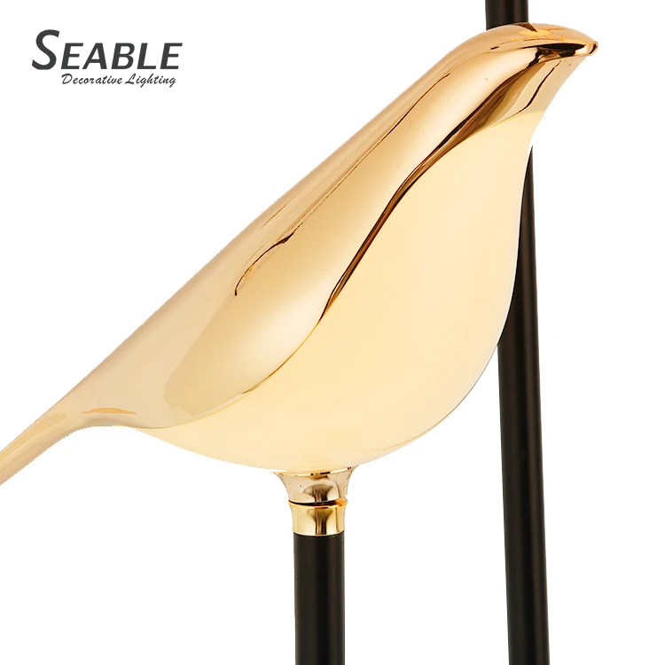 Good Price Wholesale Indoor Creative Design Bird Animal Shape Luxury Study Room Led Table Lamp