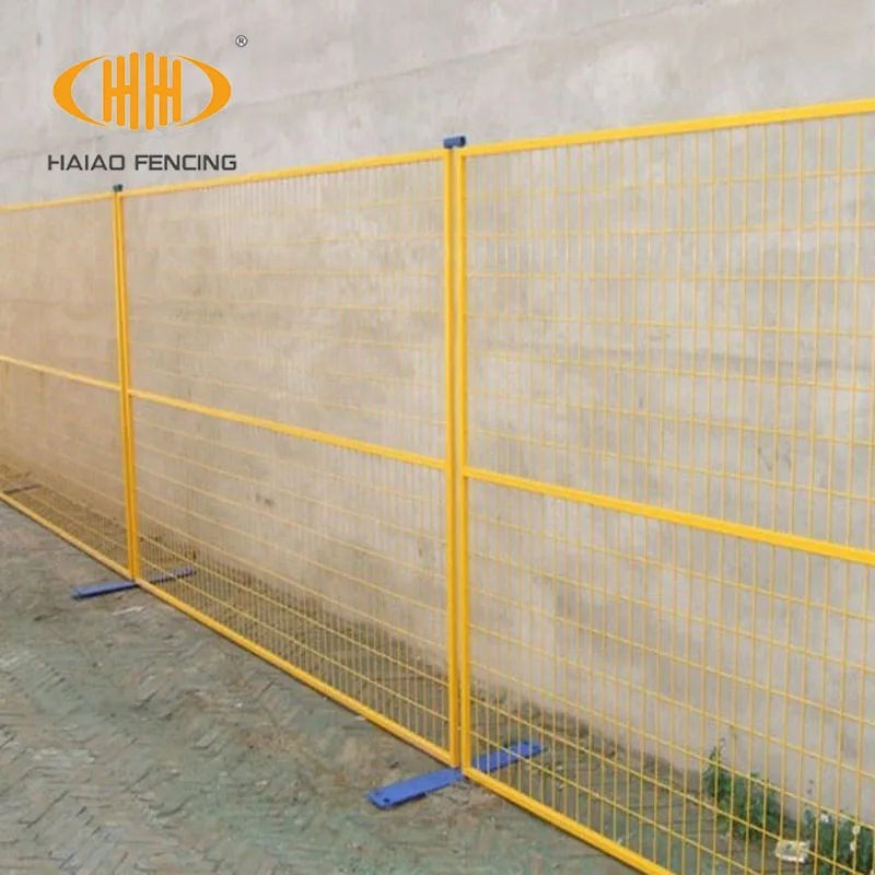 Blue Canada Temporary Fence and Portable Construction Security Fence Panel Hot Sale