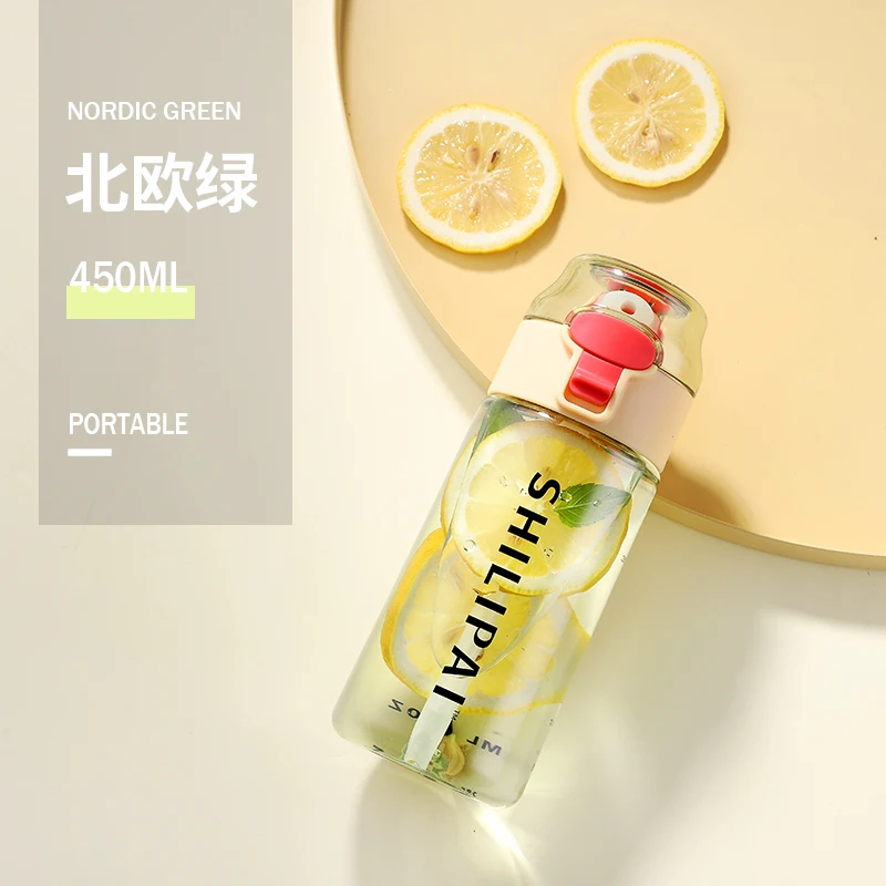 
450 мл 550 мл открывающаяся откидная крышка без бисфенола А тритановая бутылка для питья пластиковая бутылка для воды спортивная бутылка с соломинкой 