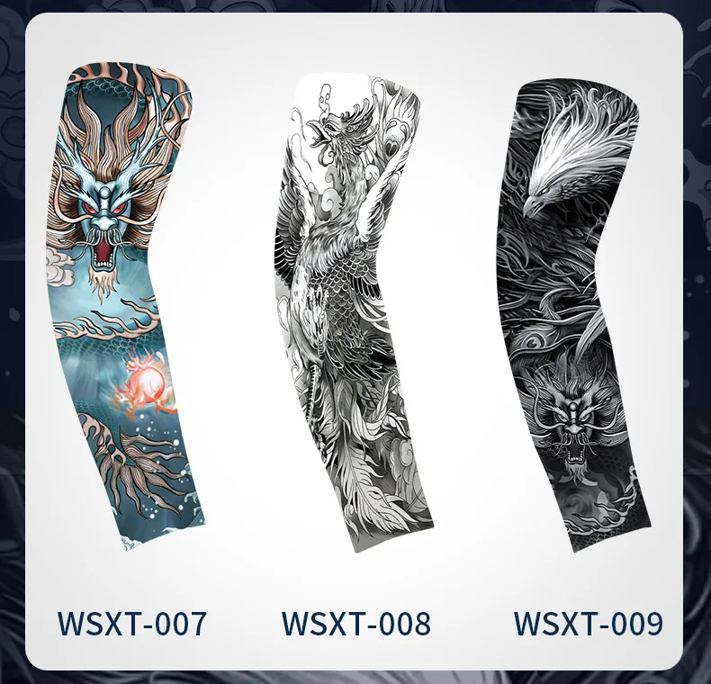 Breathable UV Protection Full Arm Tattoo Sleeve - Custom OEM
